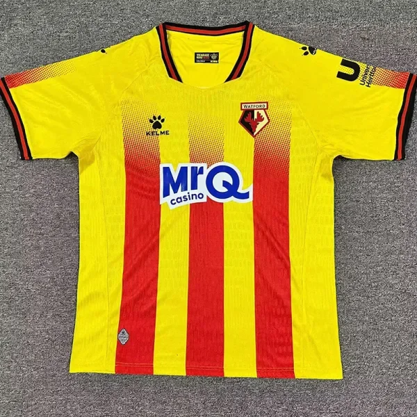 2025-26 Watford Home Fans Soccer Jersey