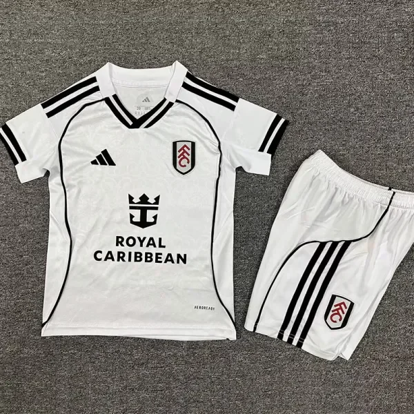 2025-26 Fulham Home Kids Soccer Jersey