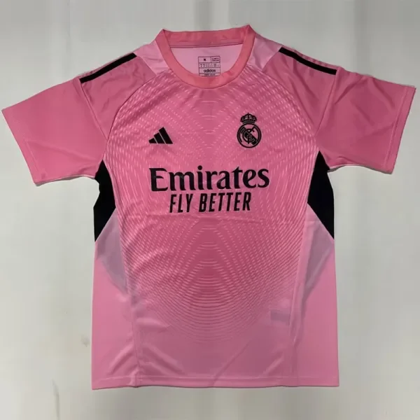 2025-26 Real Madrid  Pink GoalKeeper Soccer Jersey