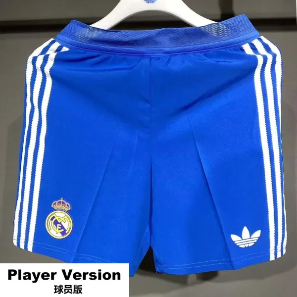 2025-26 Real Madrid  Third Player Version Shorts Pants (High Quality)(球员短裤)