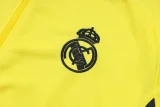 2025-26 Real Madrid Yellow Kids Jacket Tracksuit #E25112(童装)