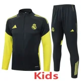 2025-26 Real Madrid Dark gray Kids Jacket Tracksuit #E2577(童装)