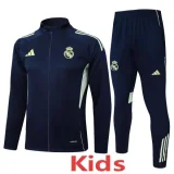 2025-26 Real Madrid  Royal blue Kids Jacket Tracksuit #E2569(童装)(绿标)