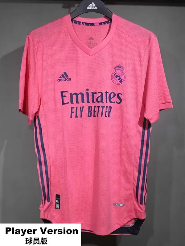 2020-2021 Real Madrid Away Player Version 球员 Retro Soccer Jersey