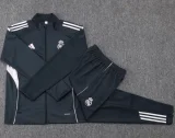 2025-26 Real Madrid Dark gray Kids Jacket Tracksuit #E2568(童装)