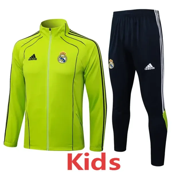 2025-26 Real Madrid Grass green Kids Jacket Tracksuit #E2584(童装)