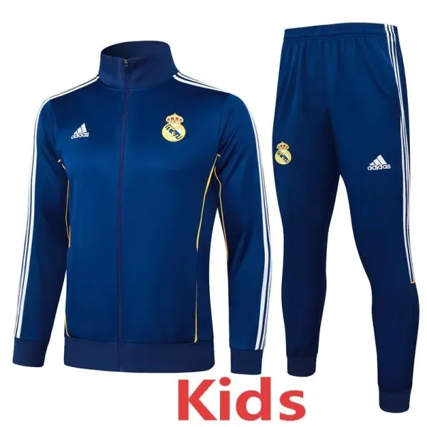 2025-26 Real Madrid Royal blue Kids Jacket Tracksuit #E2549(童装)