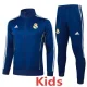 2025-26 Real Madrid Royal blue Kids Jacket Tracksuit #E2549(童装)