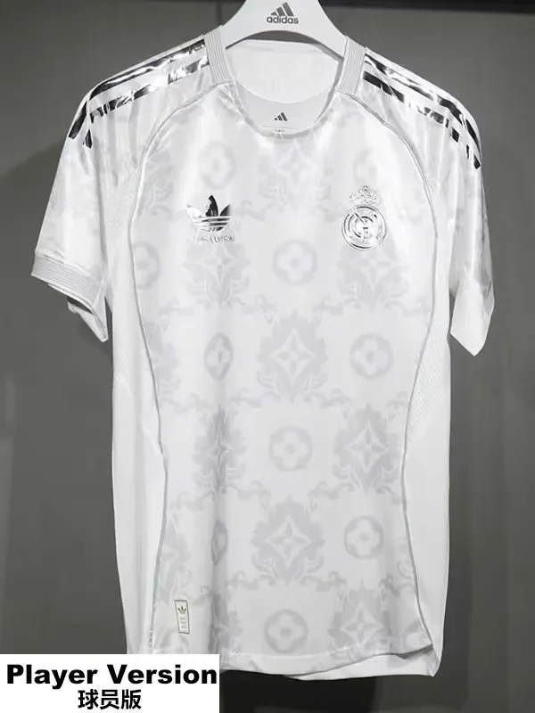 2025-26 Real Madrid Silver Grey Special Edition Player Version Training Shirts (球员)