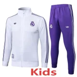 2025-26 Real Madrid White Kids Jacket Tracksuit #E2558(童装)