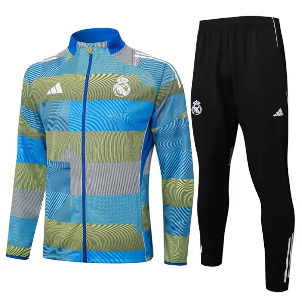 2025-26 Real Madrid  Blue Jacket Tracksuit #A2519