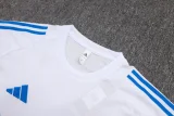 2025-26 Real Madrid White Training Short Suit #D25146