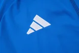 2025-26 Real Madrid Lake blue Jacket Tracksuit #A2575