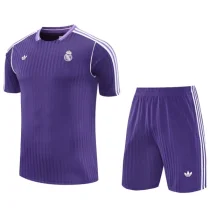 2025-26 Real Madrid Purple Training Short Suit