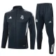 2025-26 Real Madrid Dark gray Jacket Tracksuit #A2541