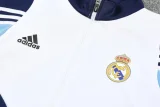 2025-26 Real Madrid White Jacket Tracksuit #F23