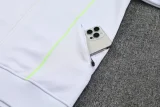 2025-26 Real Madrid White Jacket Tracksuit
