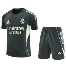 2025-26 Real Madrid Army green Training Short Suit