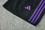 2025-26 Real Madrid Black Training Short Suit