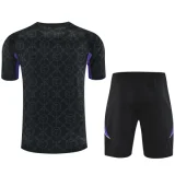 2025-26 Real Madrid Black Training Short Suit