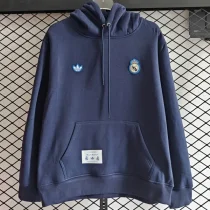 2025-26 Real Madrid Royal blue Hoody 宝蓝色(加绒)