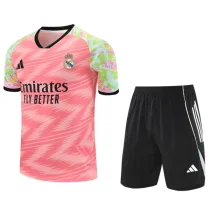 2025-26 Real Madrid Pink Training Short Suit