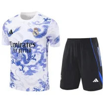 2025-26 Real Madrid White Training Short Suit