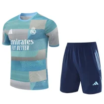 2025-26 Real Madrid Light blue Training Short Suit