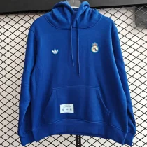 2025-26 Real Madrid Fancy blue Hoody 彩蓝色(加绒)