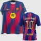 2025-26  Barcelona Home Lamine Yamal #10 Kopa Trophy Fans Soccer Jersey