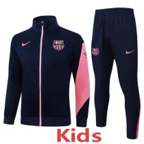 2025-26  Barcelona Royal blue Kids Jacket Tracksuit #E25113(童装)