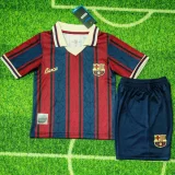 2025-26  Barcelona Anniversary Edition Kids Soccer Jersey