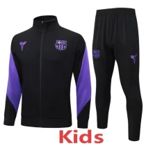 2025-26  Barcelona Black Kids Jacket Tracksuit #E25122(童装)