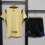 2025-26  Barcelona Away Kids Soccer Jersey