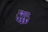 2025-26  Barcelona Black Kids Jacket Tracksuit #E25122(童装)