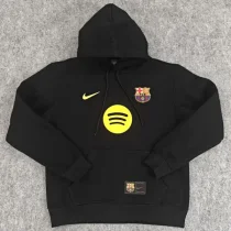2025-26  Barcelona Black Hoody 黑色(加绒)彩标