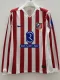 2025-26 Atletico Madrid Home Long Sleeve Soccer Jersey (长袖)