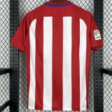 2016-2017 Atletico Madrid Home Retro Soccer Jersey (带章)