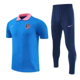 2025-26 Atletico Madrid Fancy blue Polo Tracksuit