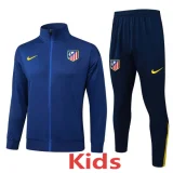 2025-26 Atletico Madrid Royal blue Kids Jacket Tracksuit #E25157(童装)