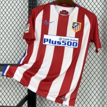 2016-2017 Atletico Madrid Home Retro Soccer Jersey (带章)