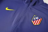 2025-26 Atletico Madrid Purple blue Jacket Tracksuit #02