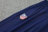 2025-26 Atletico Madrid Royal blue Half Pull Tracksuit (半拉链)