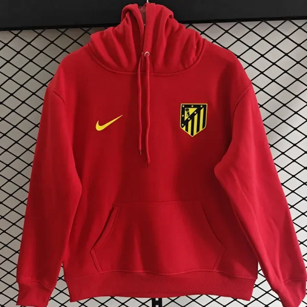 2025-26 Atletico Madrid Red Hoody 红色(加绒)