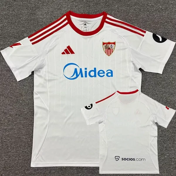 2025-26 Sevilla Home Fans Soccer Jersey
