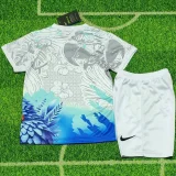 2025-26 Brazil White Special Edition Kids Soccer Jersey