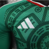 Mexico Authentic Home Kit Long Sleeve Soccer Jersey World Cup 2026