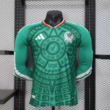 Mexico Authentic Home Kit Long Sleeve Soccer Jersey World Cup 2026