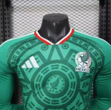 Mexico Authentic Home Kit Long Sleeve Soccer Jersey World Cup 2026