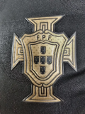 26-27 Portugal Black Player Version Soccer Jersey (有领)
